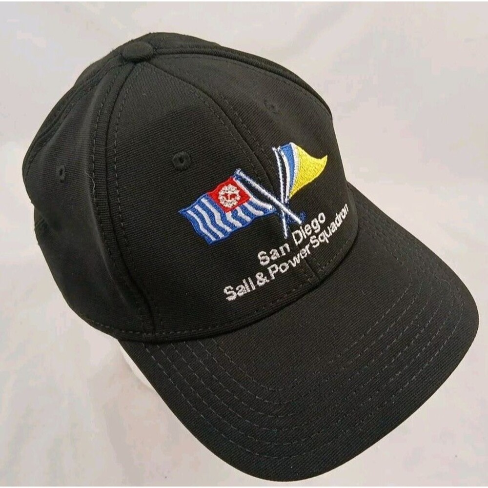 San Diego Sail & Power Squadron Boating Adjustable Strapback Hat/Cap-EXCELLENT!